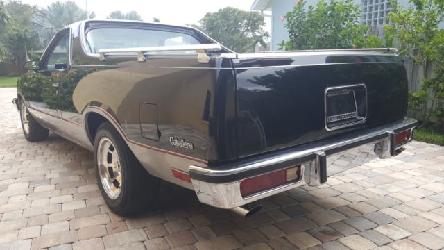 1987 Black Chevrolet El Camino
