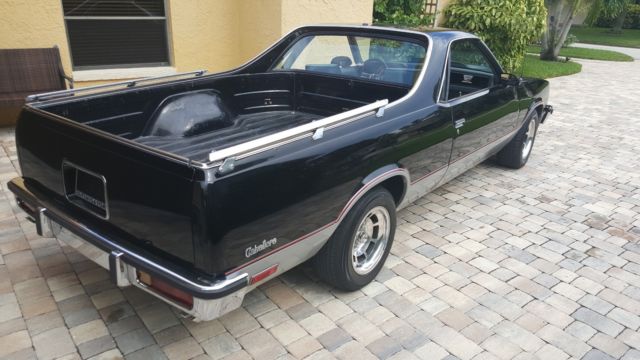 1987 Black Chevrolet El Camino
