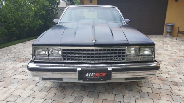 1987 Black Chevrolet El Camino