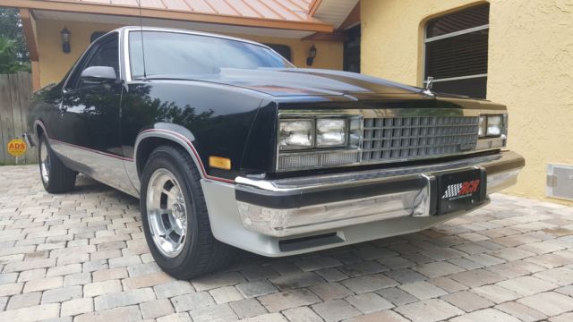 1987 Black Chevrolet El Camino