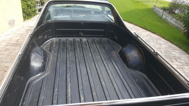 1987 Black Chevrolet El Camino