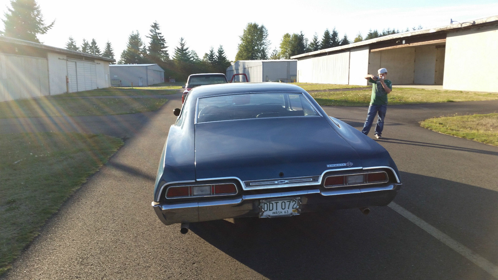 1967 Blue Chevrolet Impala Coupe