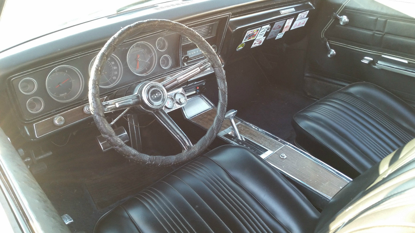 1967 Blue Chevrolet Impala Coupe