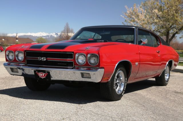 1970 Red Chevrolet Chevelle Coupe