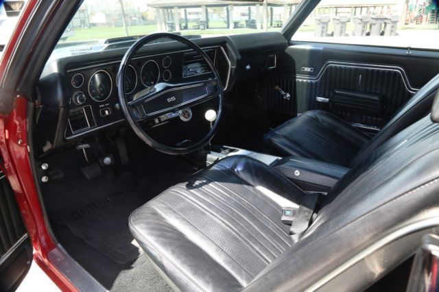 1970 Red Chevrolet Chevelle Coupe