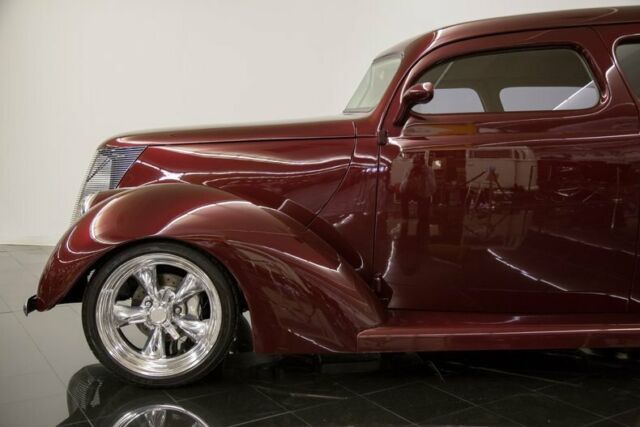 1937 Burgundy Ford Tudor Sedan