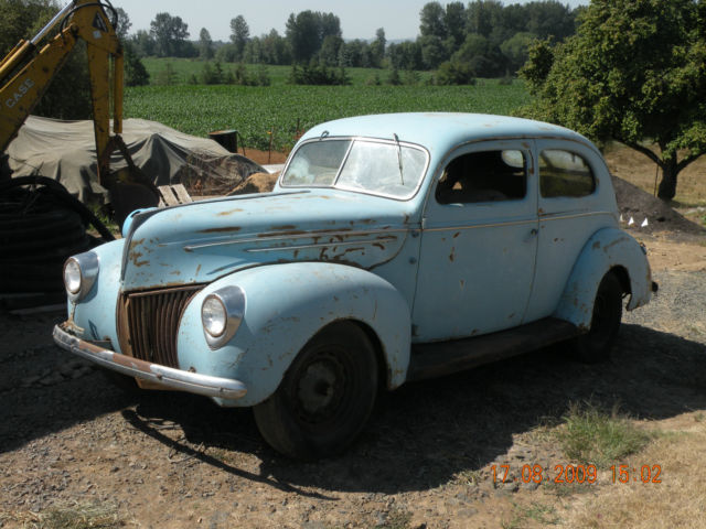 1939 Blue Ford Other sedan with back seat