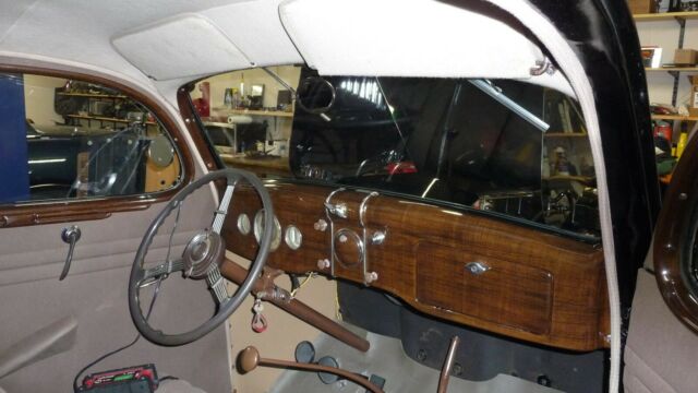 1936 Black Ford Model 68 Sedan