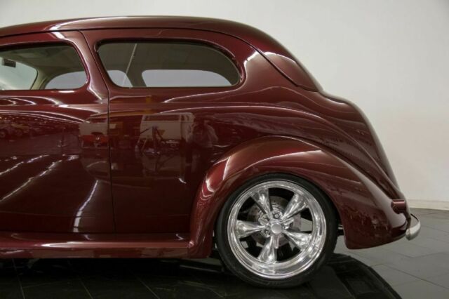 1937 Burgundy Ford Tudor Humpback Sedan --