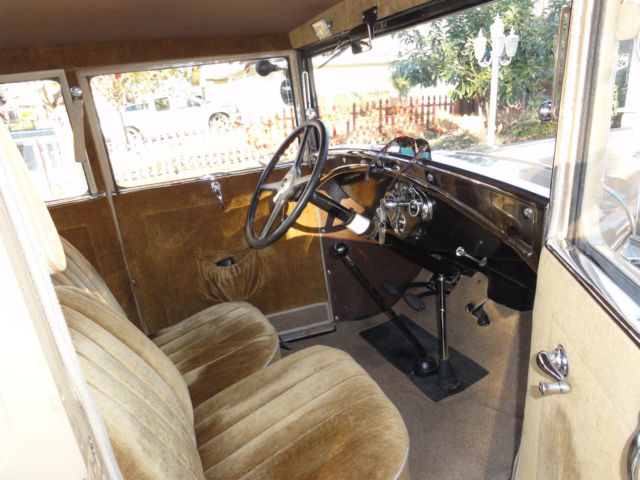 1930 Black / Tan Ford Model A Sedan