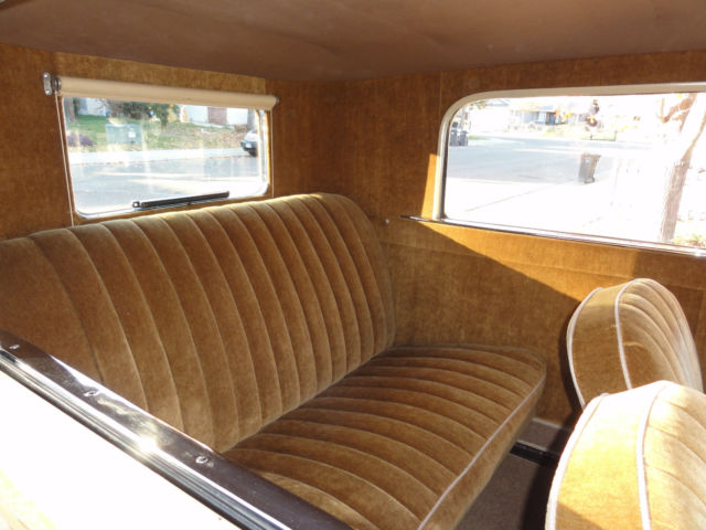 1930 Black / Tan Ford Model A Sedan
