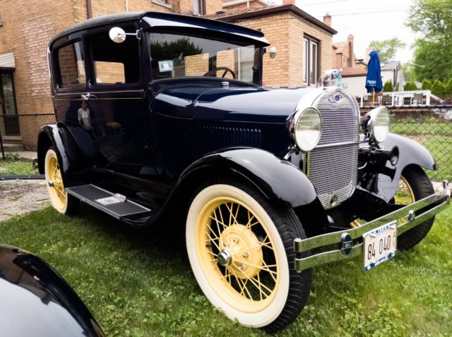 1929 Blue Ford Model A Sedan