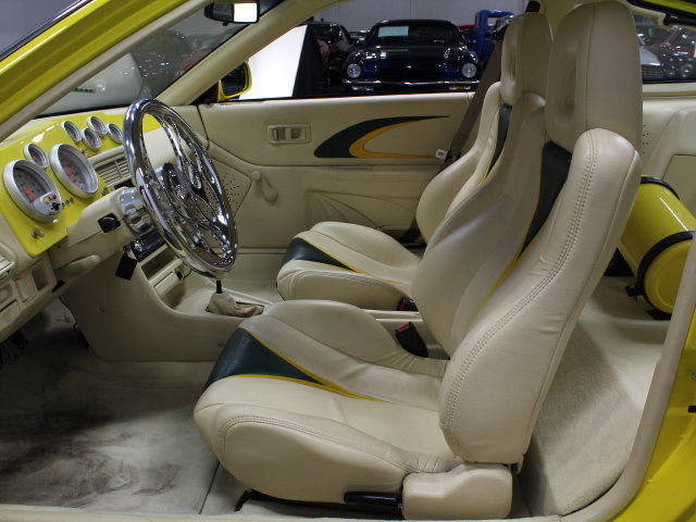 1991 Yellow Honda CRX Coupe