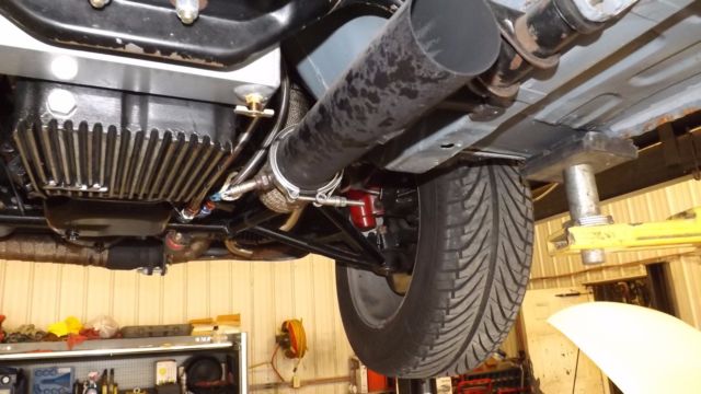 1984 flat black Ford Mustang Coupe