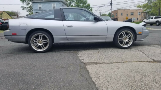 1990 Silver Nissan 240SX Hatchback