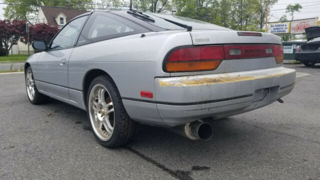 1990 Silver Nissan 240SX Hatchback