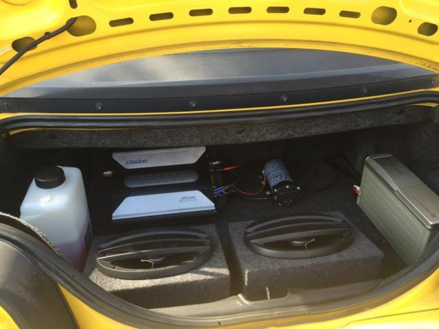1994 Yellow Ford Mustang Convertible