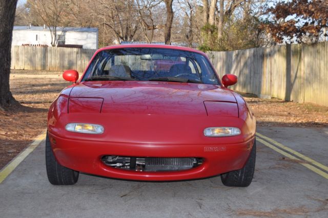 1991 Red Mazda MX-5 Miata Convertible