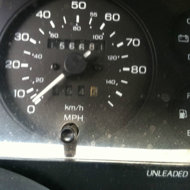 1988 Blue Ford Thunderbird Coupe