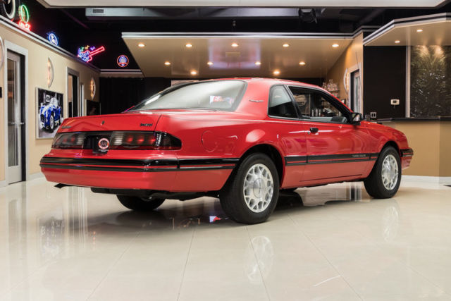 1988 Red Ford Thunderbird Coupe