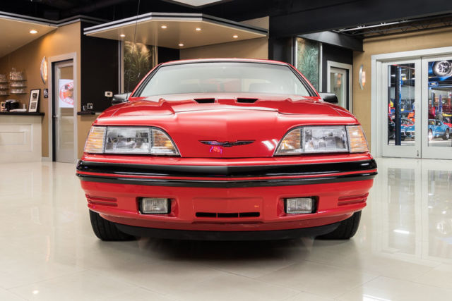 1988 Red Ford Thunderbird Coupe