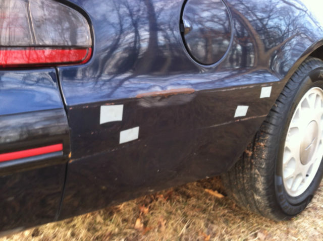 1988 Blue Ford Thunderbird Coupe