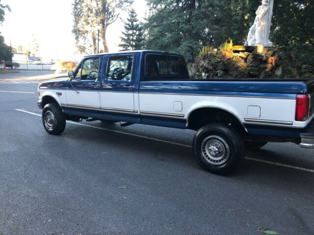 1994 Blue Ford F-350 Crew Cab Pickup