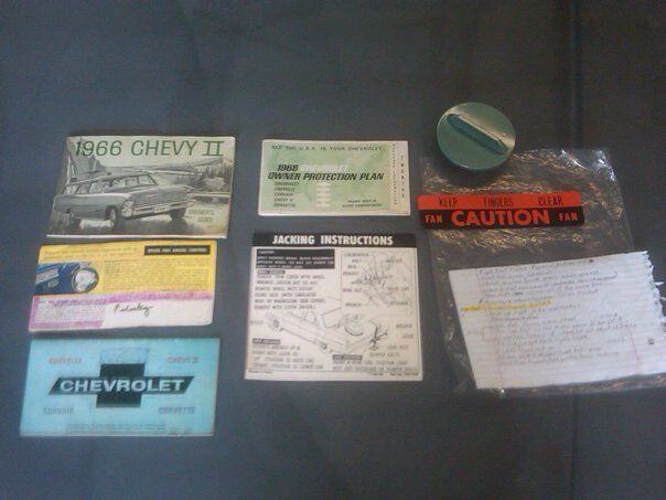 1966 Seafoam green Chevrolet Nova Sedan