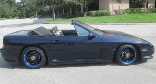 1991 Blue Mazda RX-7 Convertible