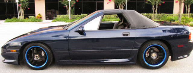 1991 Blue Mazda RX-7 Convertible