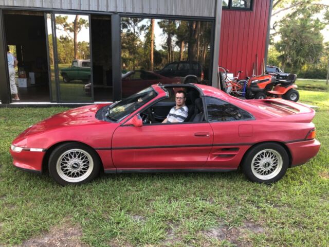 1991 Red Toyota MR2 Coupe