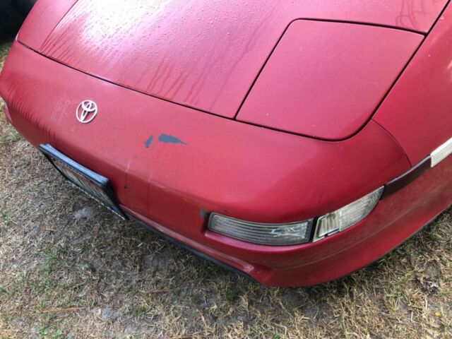 1991 Red Toyota MR2 Coupe