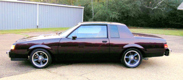 1987 BLACK CHERRY Buick Regal Coupe