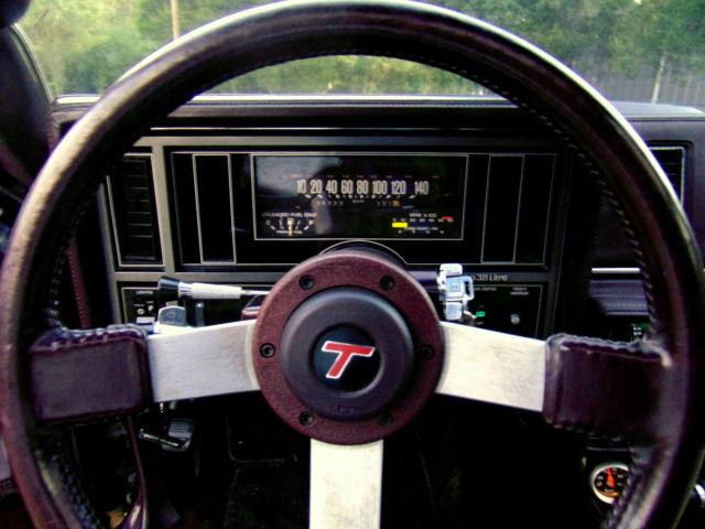 1987 BLACK CHERRY Buick Regal Coupe