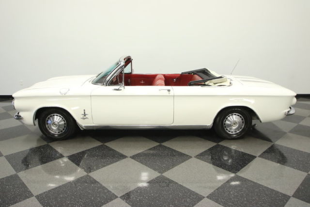 1964 White Chevrolet Corvair Convertible