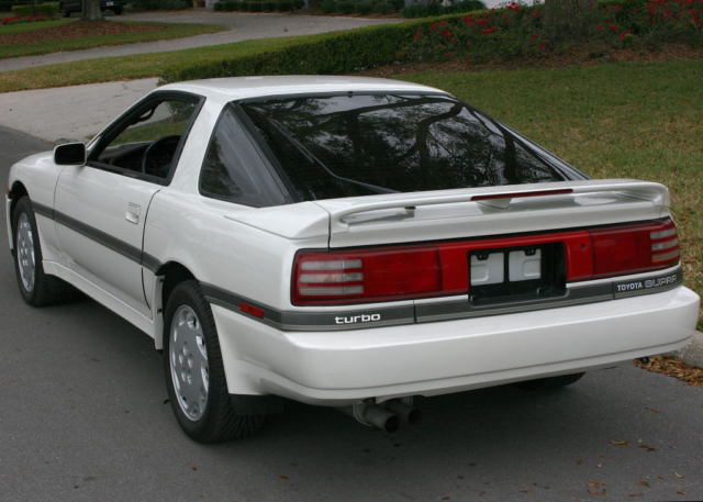 1989 White Pearl Toyota Supra Coupe