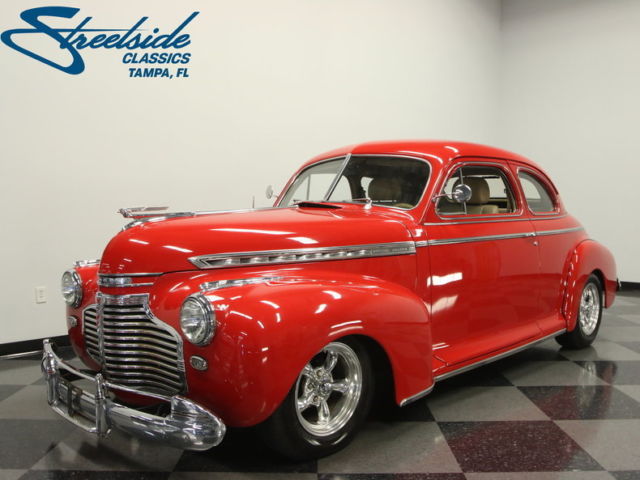 1941 Red Chevrolet Master Deluxe Sedan