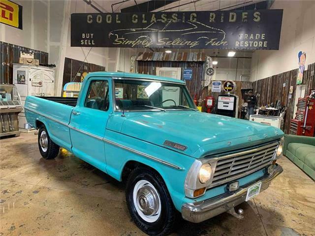 1967 Turquoise Ford F-250 Pickup Truck