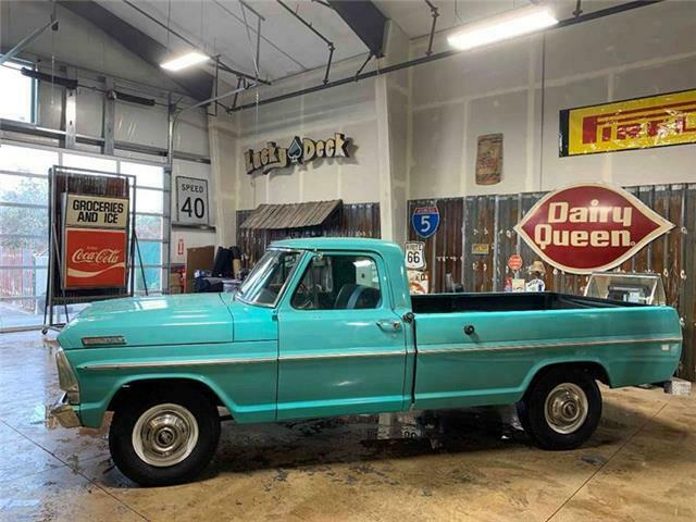 1967 Turquoise Ford F-250 Pickup Truck