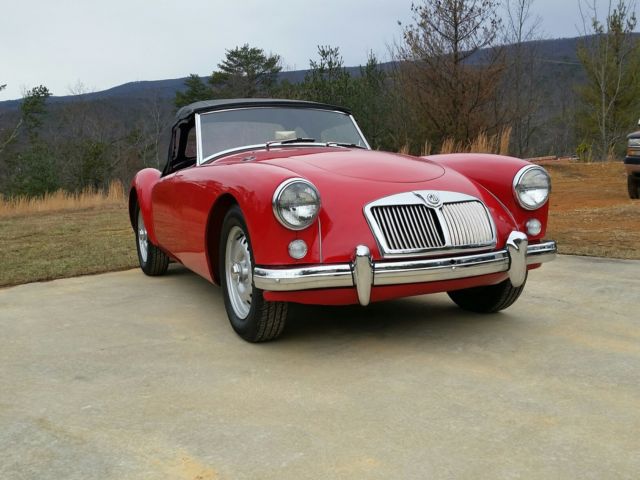 1959 Red MG MGA Convertible