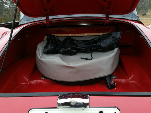 1959 Red MG MGA Convertible