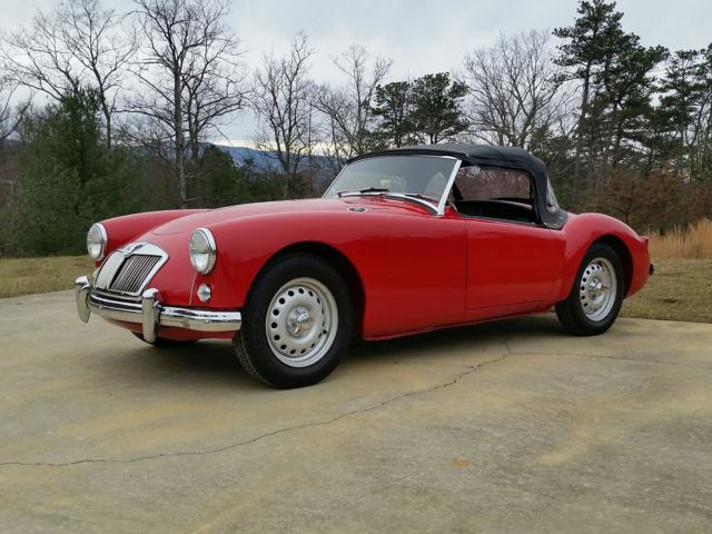 1959 Red MG MGA Convertible