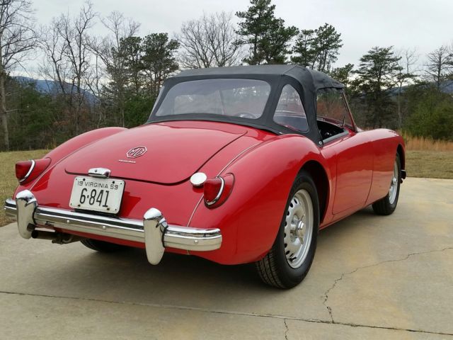 1959 Red MG MGA Convertible