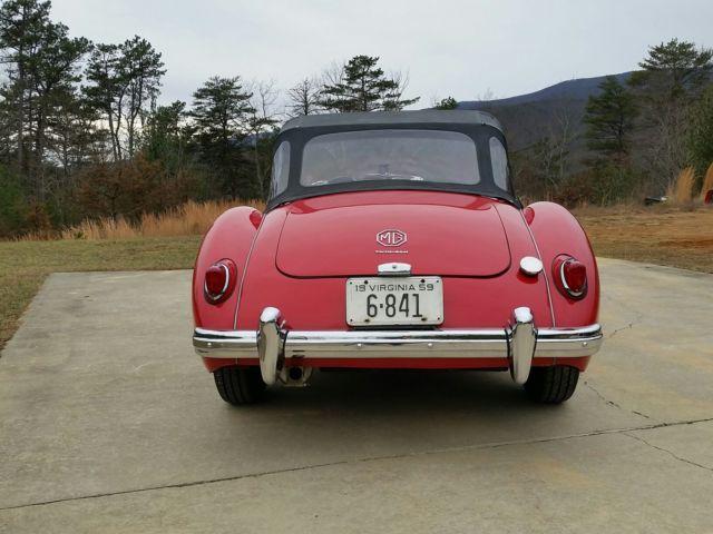 1959 Red MG MGA Convertible