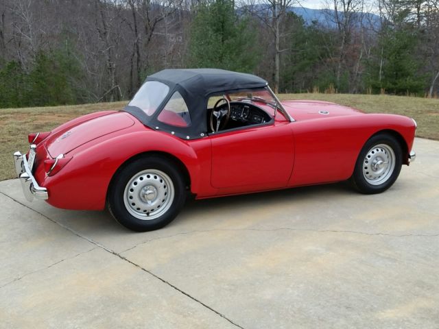 1959 Red MG MGA Convertible