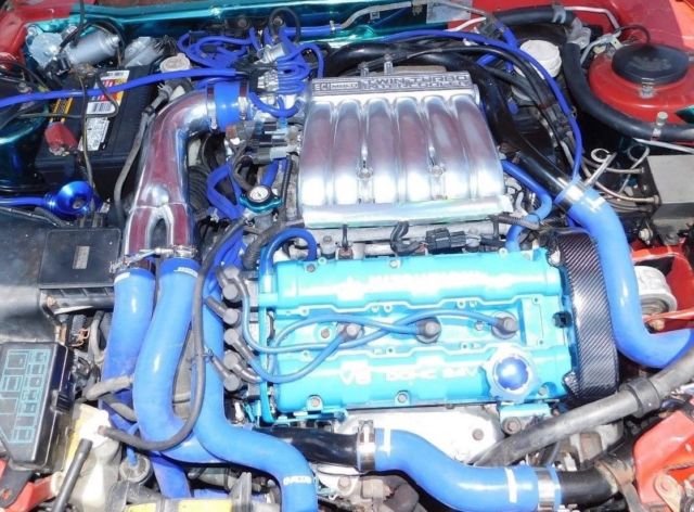 1994 Blue Mitsubishi 3000GT Coupe