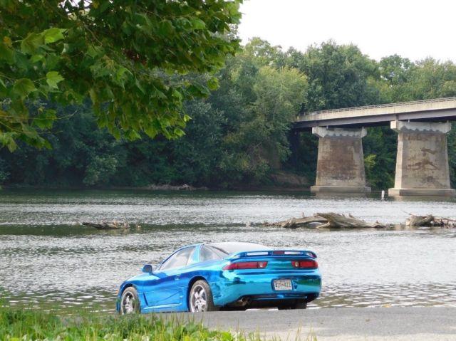 1994 Blue Mitsubishi 3000GT Coupe