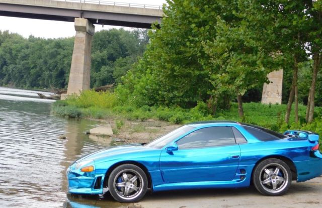 1994 Blue Mitsubishi 3000GT Coupe