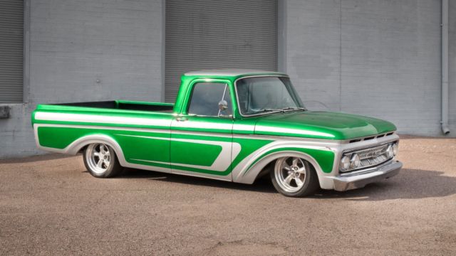 1963 Silver Green Ford F-100 Standard Cab Pickup