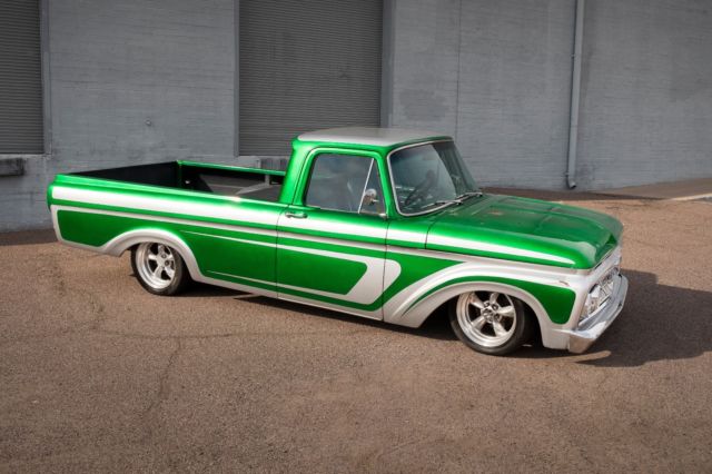 1963 Silver Green Ford F-100 Standard Cab Pickup